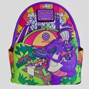 LOUNGEFLY DISNEY PARKS 2024 EPCOT FOOD & WINE FESTIVAL NEW BACKPACK